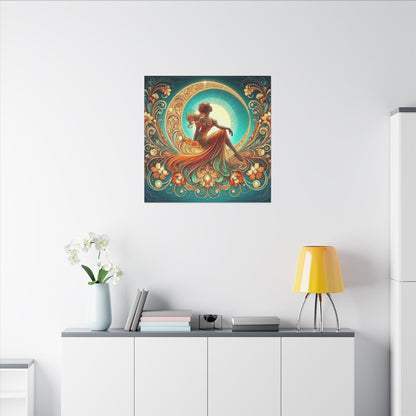 Rising Star - Glamorous Goddess Art Nouveau Wall Art
