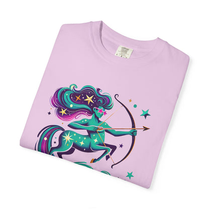 Sagittarius Retro Groovy Centaur -Colorful Zodiac Tee
