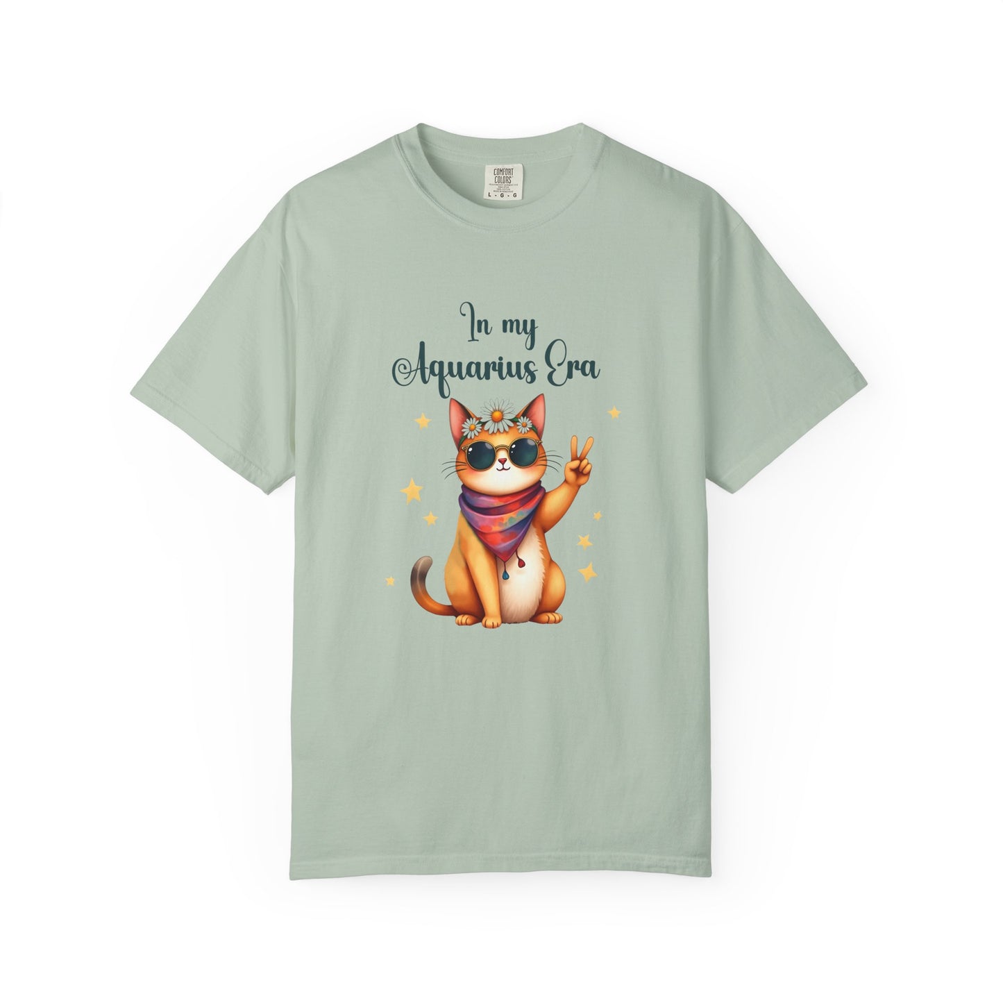 In My Aquarius Era Tee – Funny Zodiac Cat Shirt