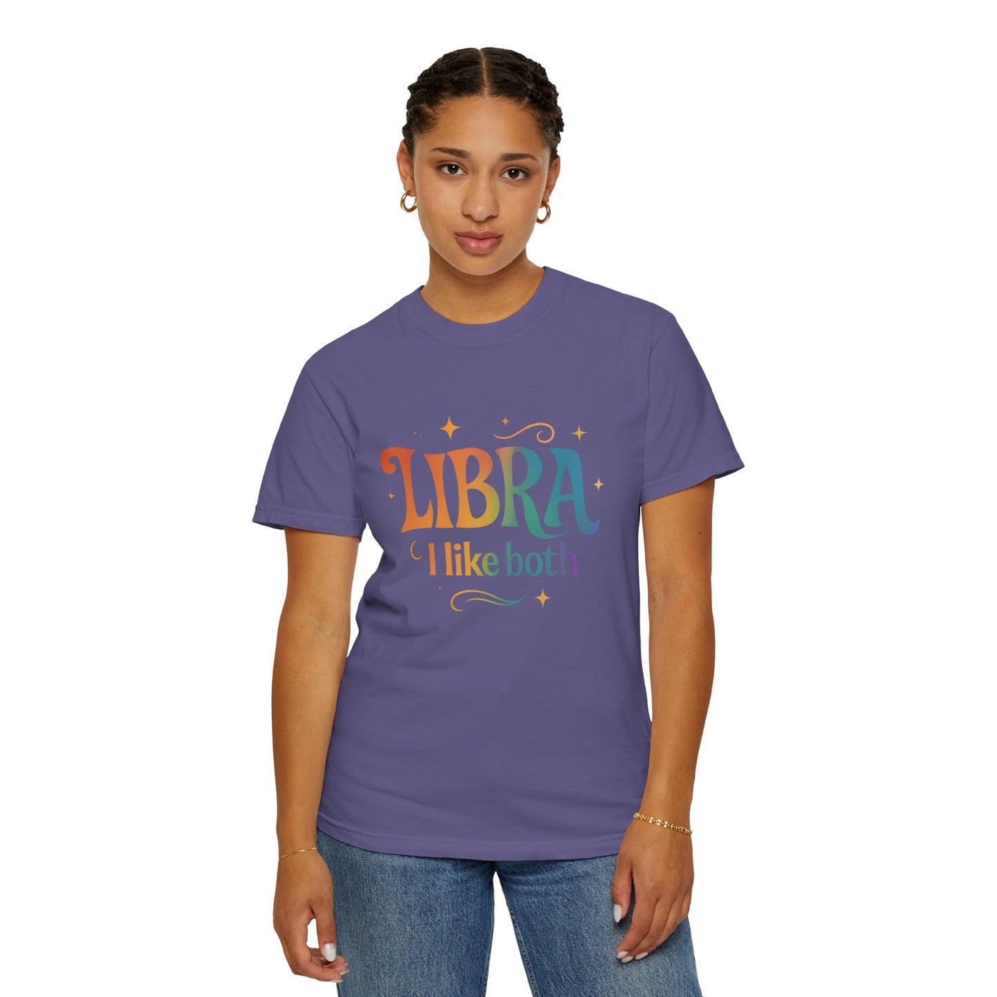 Libra I Like Both Tee – Rainbow Zodiac Shirt
