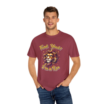 Funk Yeah I’m a Leo- Retro Groovy Lion T-Shirt