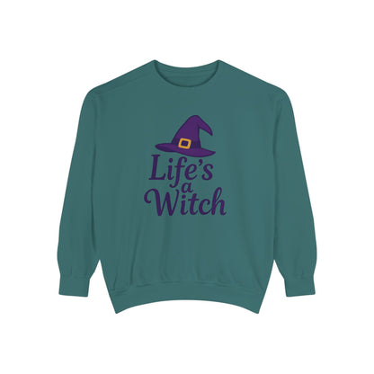 Life’s a Witch Sweatshirt – Funny Witch Hat Pullover