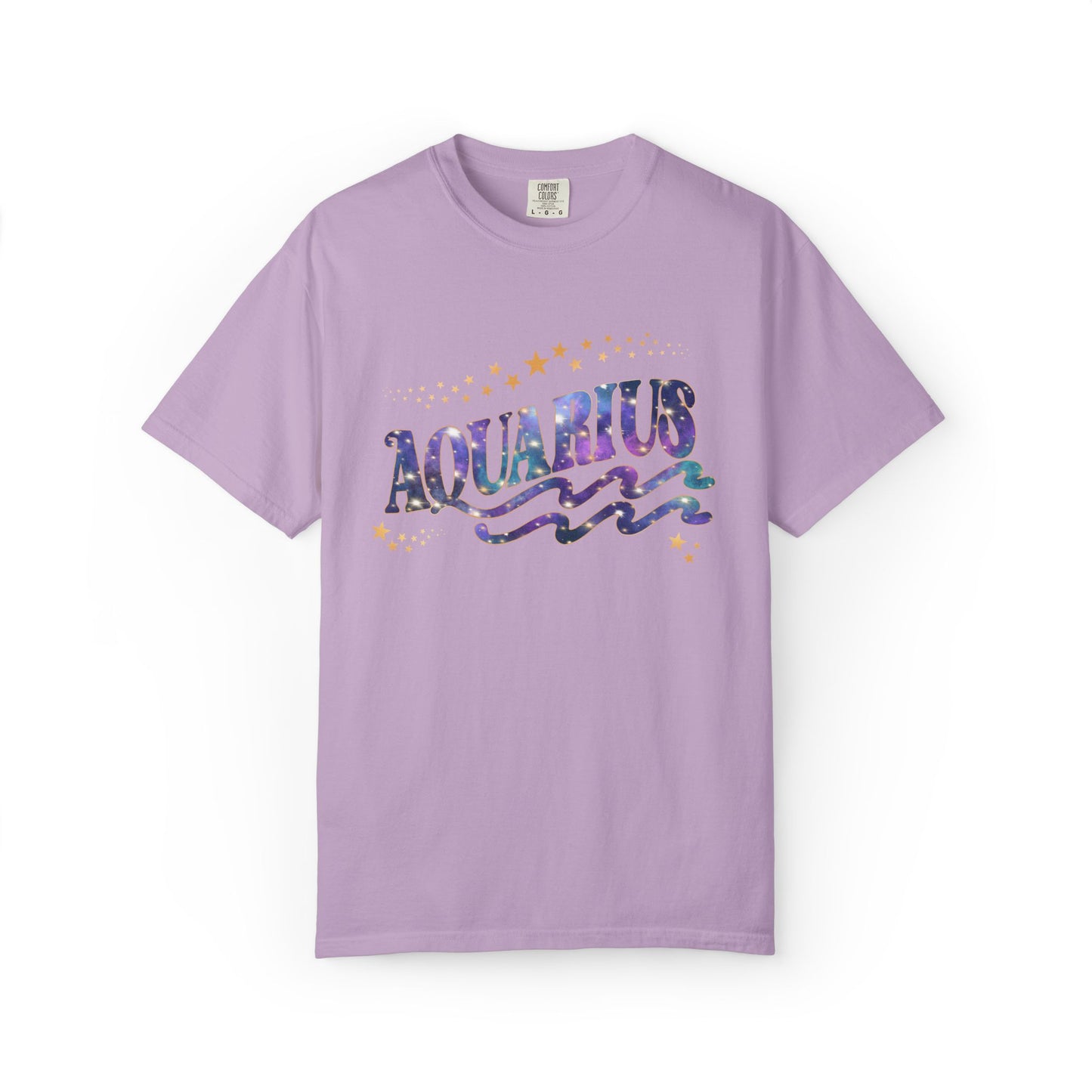 Aquarius Tee – Colorful Cosmic Zodiac Shirt