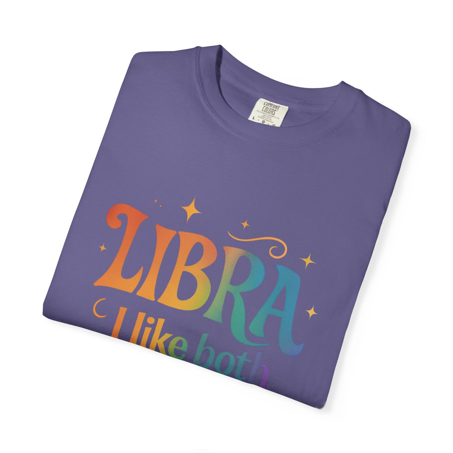 Libra I Like Both Tee – Rainbow Zodiac Shirt
