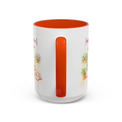 Personalized Name Cat Mug - Custom "Happy Place" Ceramic Mug for Cat Lovers