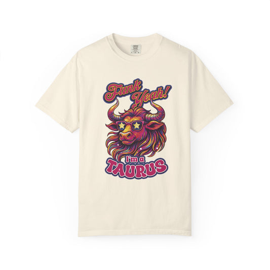 Funk Yeah I’m a Taurus Retro Tee – Multicolor Zodiac Shirt