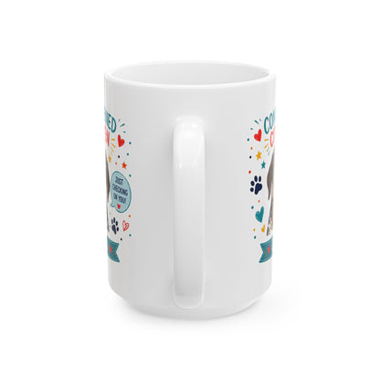 Personalized Dog Mug "Concerned Citizen" | Custom Pet Mug with Dog Photo & Name | Funny Dog Lover Gift