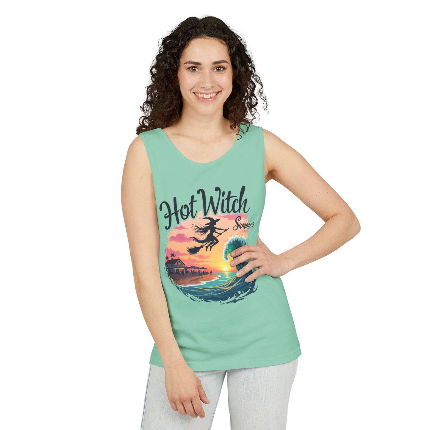 Hot Witch Summer - Beachy Unisex Tank Top