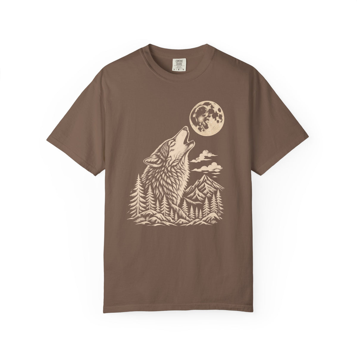 Wolf Howl T-Shirt — Moonlit Wilderness Witchy Graphic Tee