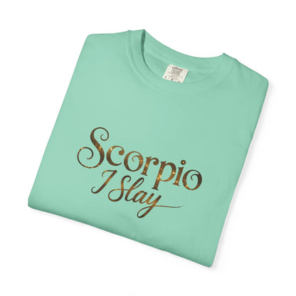 Scorpio I Slay Witchy Tee – Wicked Zodiac Shirt