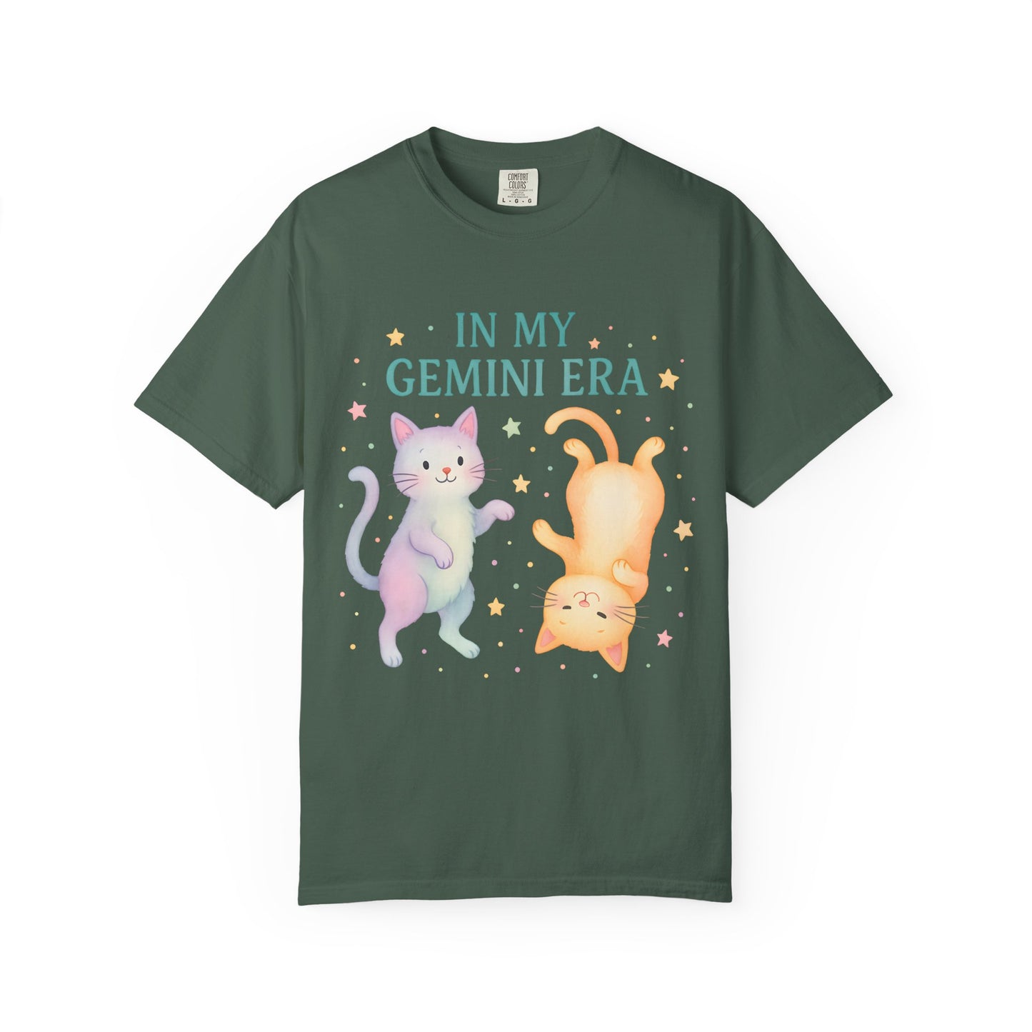 In My Gemini Era Tee – Playful Funny Cats Zodiac Shirt