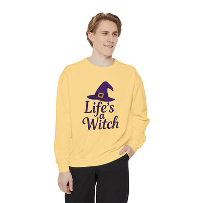 Life’s a Witch Sweatshirt – Funny Witch Hat Pullover