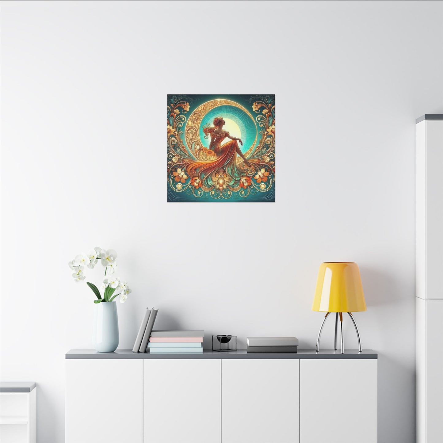 Rising Star - Glamorous Goddess Art Nouveau Wall Art
