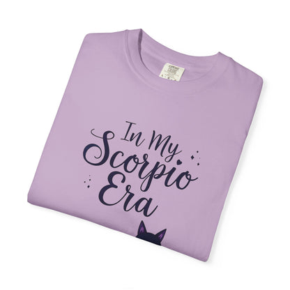 In My Scorpio Era – Mystical Black Cat Tee for the Zodiac Baddie