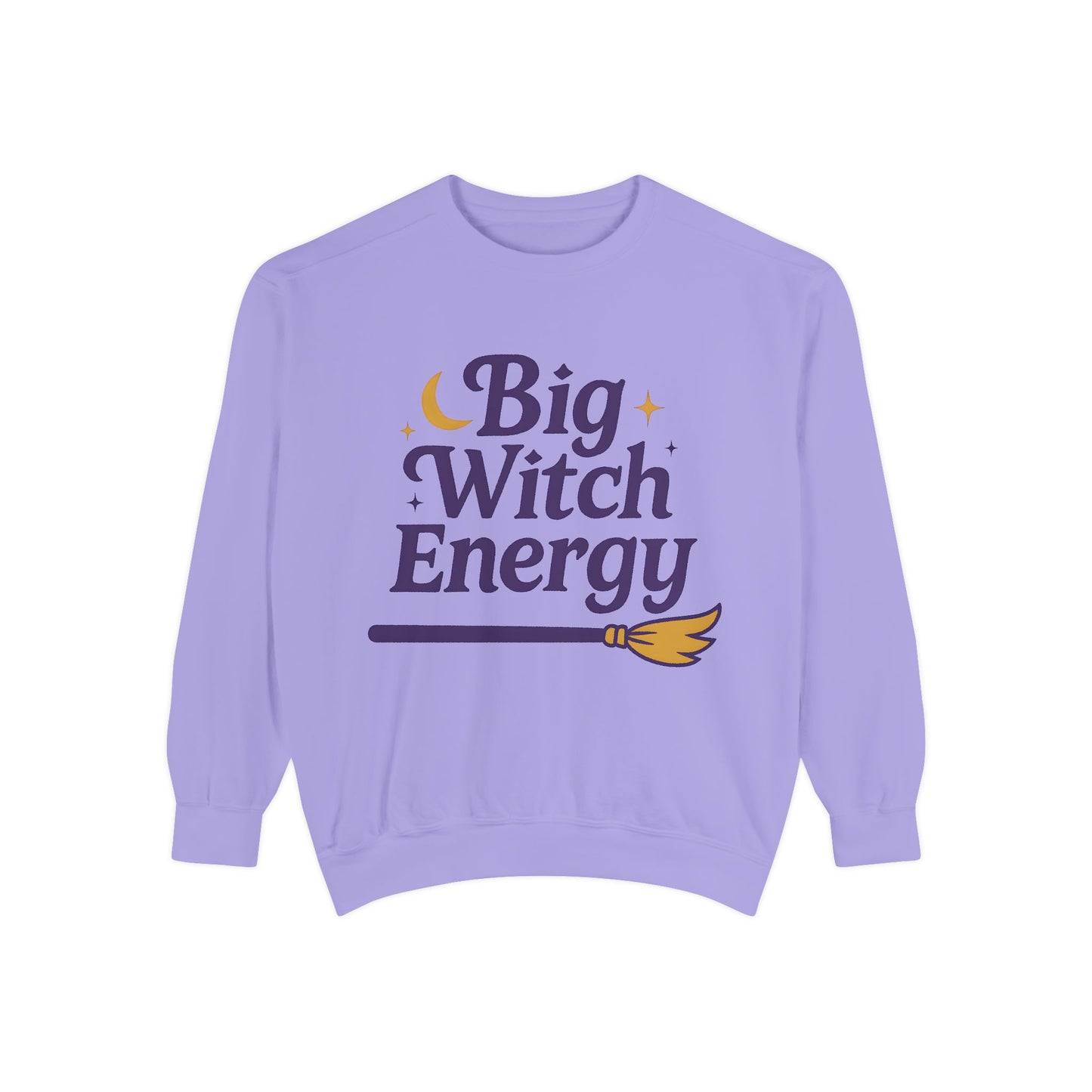 Big Witch Energy Sweatshirt – Moon Broom Pullover