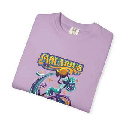 Aquarius Fueled by Stardust & Rebellion – Retro Rebel Tee