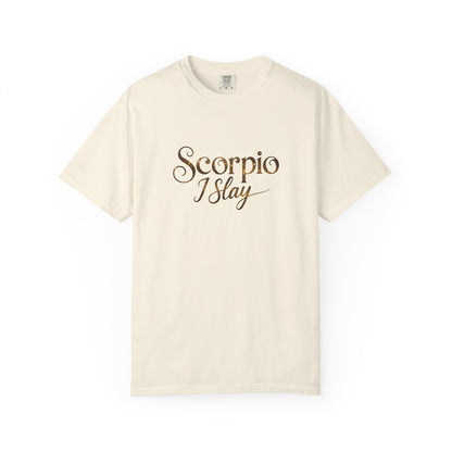 Scorpio I Slay Witchy Tee – Wicked Zodiac Shirt