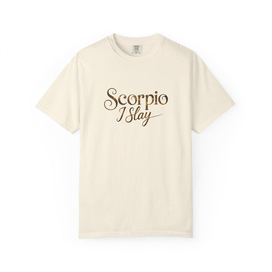 Scorpio I Slay Witchy Tee – Wicked Zodiac Shirt