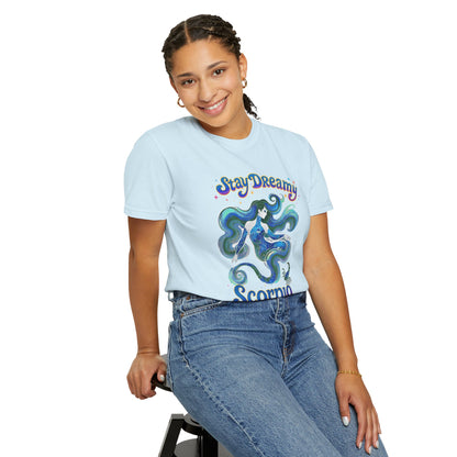 Stay Dreamy Scorpio – Mystical Mermaid Tee for the Celestial Siren