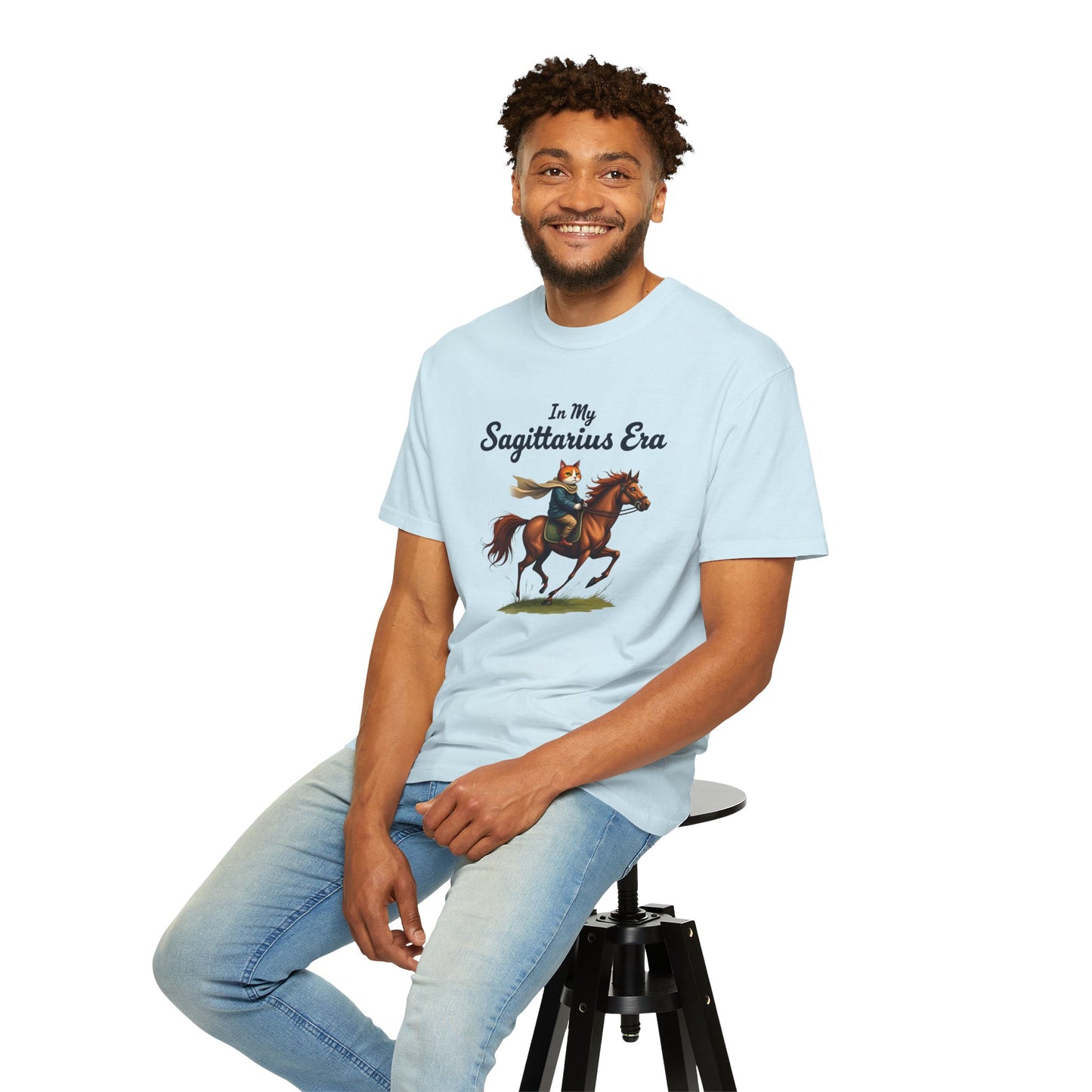 In My Sagittarius Era – Funny Free-Spirited Rider Tee