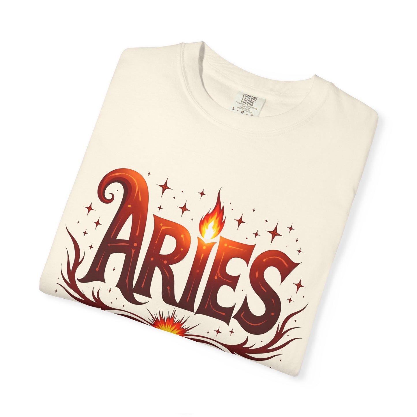 Aries Trailblazing Spirit Tee – Empowering Retro Zodiac Shirt