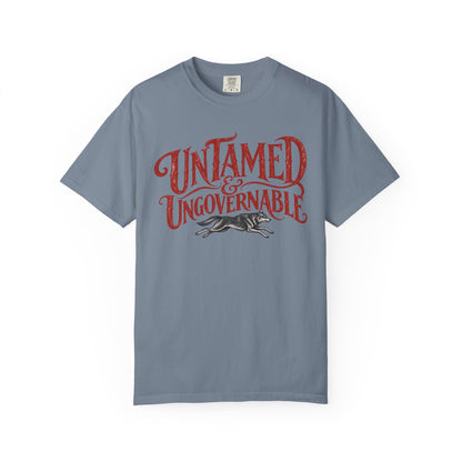 Untamed Ungovernable Vintage Rustic Boho T-Shirt | Witchy Feminist Graphic Tee
