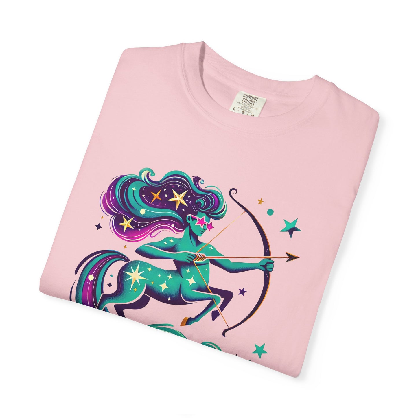 Sagittarius Retro Groovy Centaur -Colorful Zodiac Tee