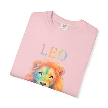 LEO Tee – Colorful Lion Zodiac Shirt