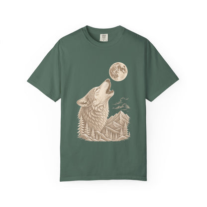 Wolf Howl T-Shirt — Moonlit Wilderness Graphic Tee