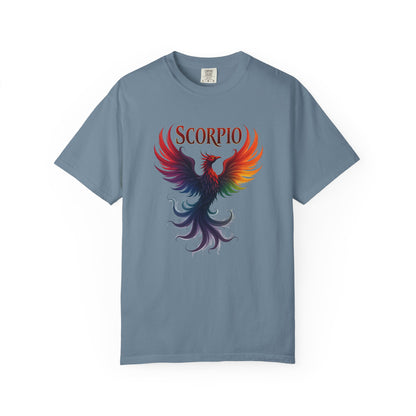 Scorpio Phoenix Tee – Multicolor Zodiac Shirt