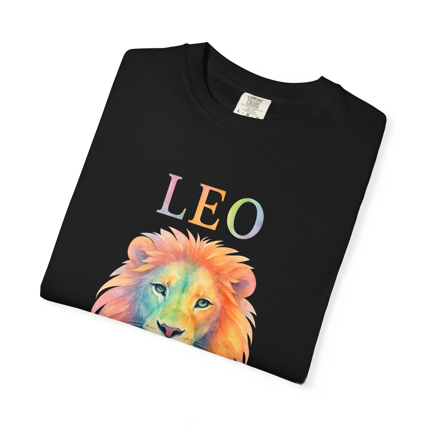 LEO Tee – Colorful Lion Zodiac Shirt