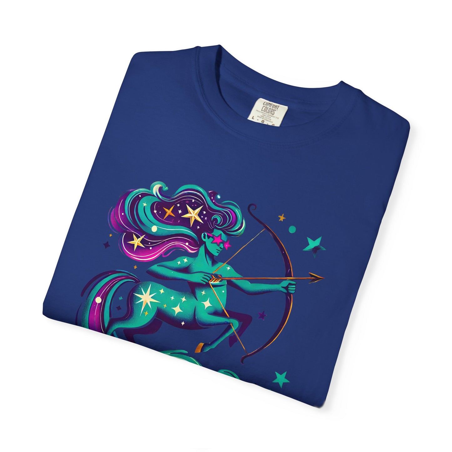 Sagittarius Retro Groovy Centaur -Colorful Zodiac Tee