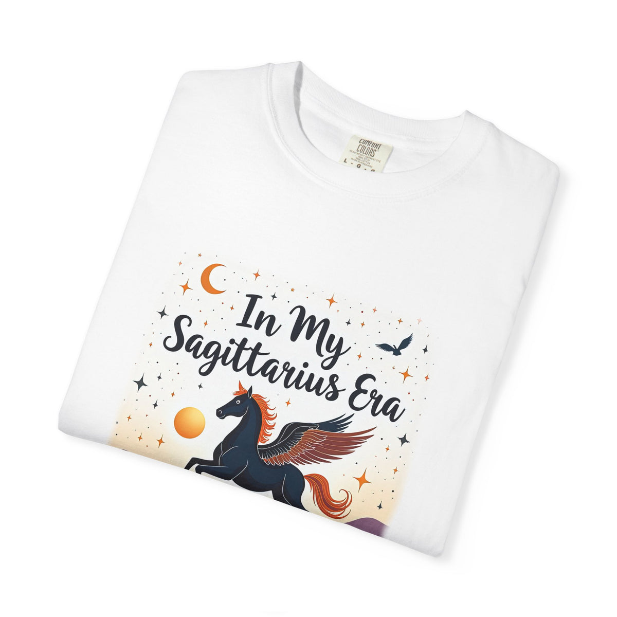 In My Sagittarius Era – Mystical Pegasus Tee - Enchanted Sky