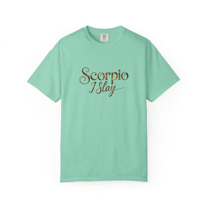 Scorpio I Slay Witchy Tee – Wicked Zodiac Shirt