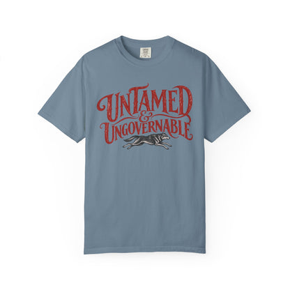Untamed Ungovernable Vintage Rustic Boho T-Shirt | Witchy Feminist Graphic Tee
