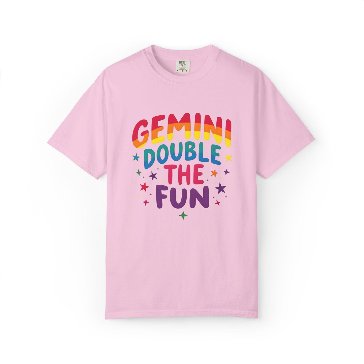 Gemini Double the Fun – Colorful Zodiac Shirt