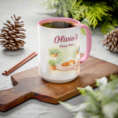 Personalized Cat Coffee Mug