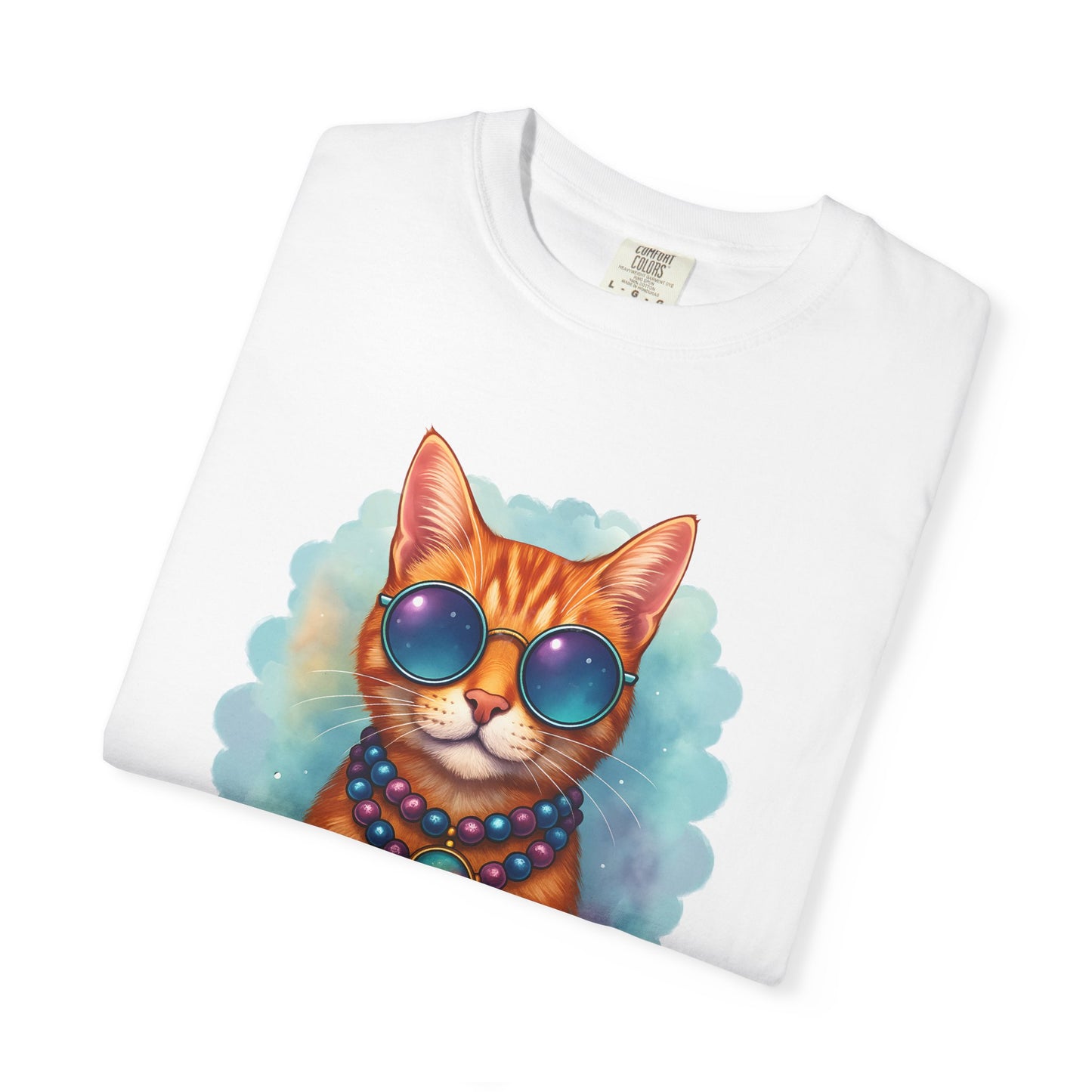 Aquarius – Colorful Cool Cat Zodiac Shirt