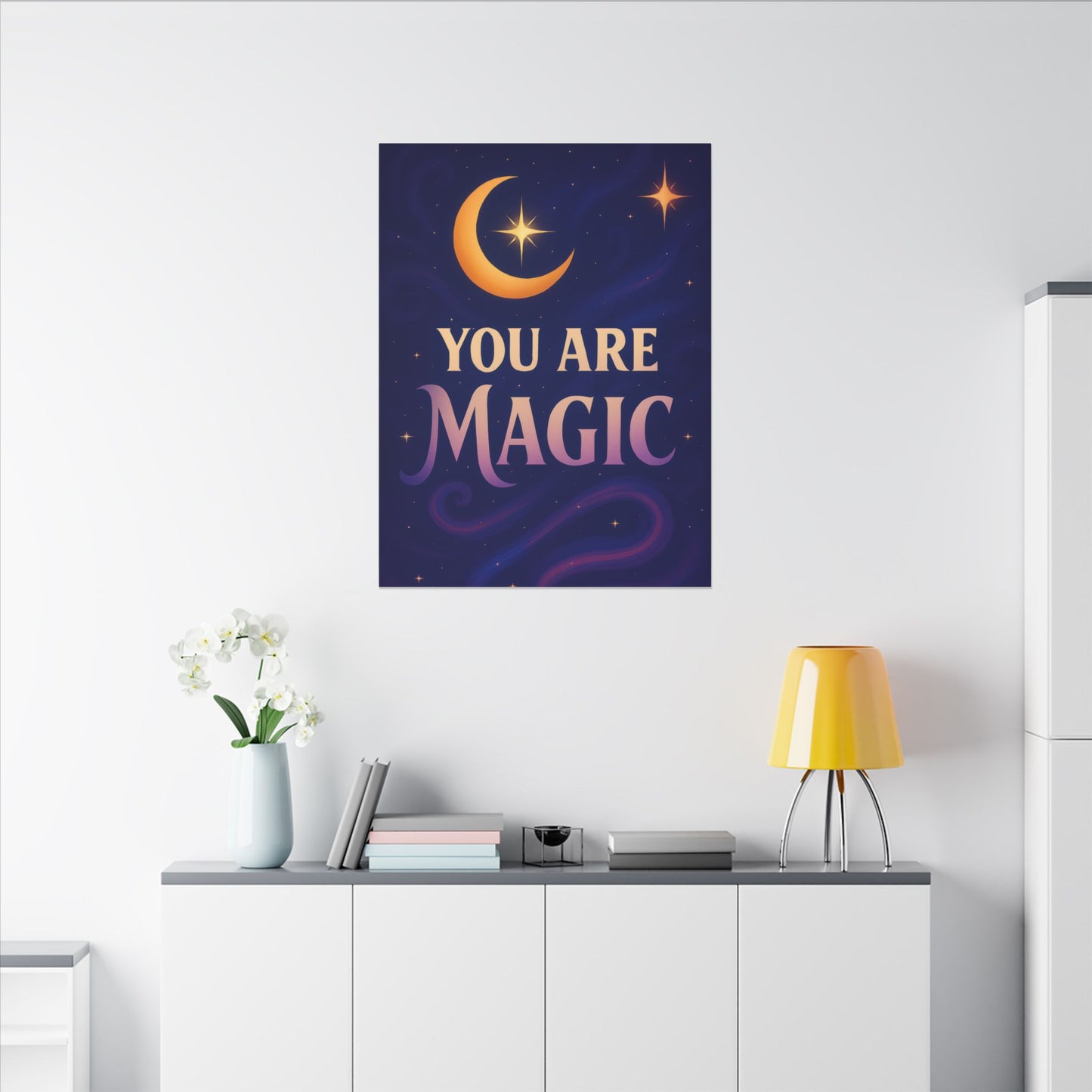 You Are Magic – Moon & Star Affirmation Wall Art