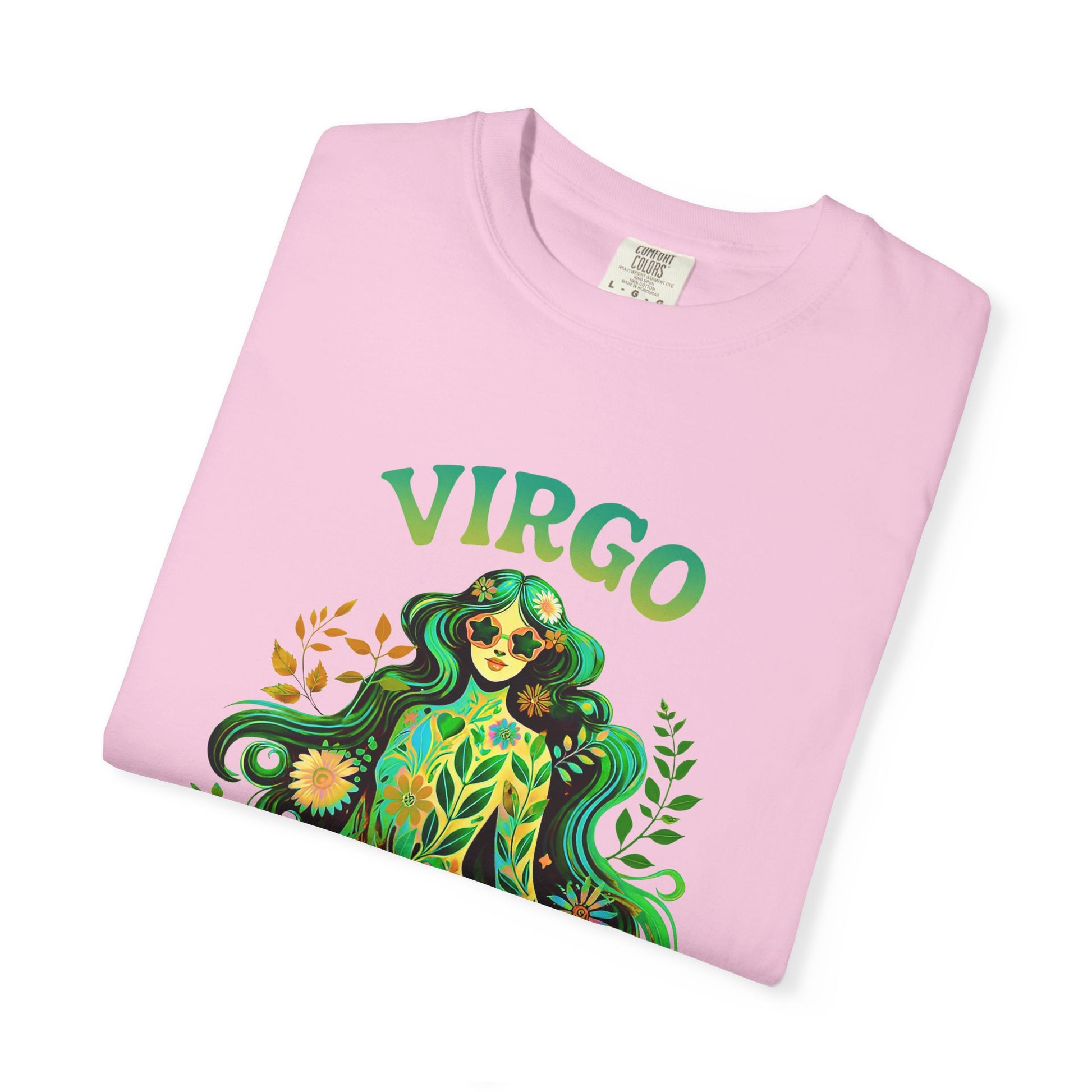 Virgo Flower Child – Vibrant Retro Zodiac Tee