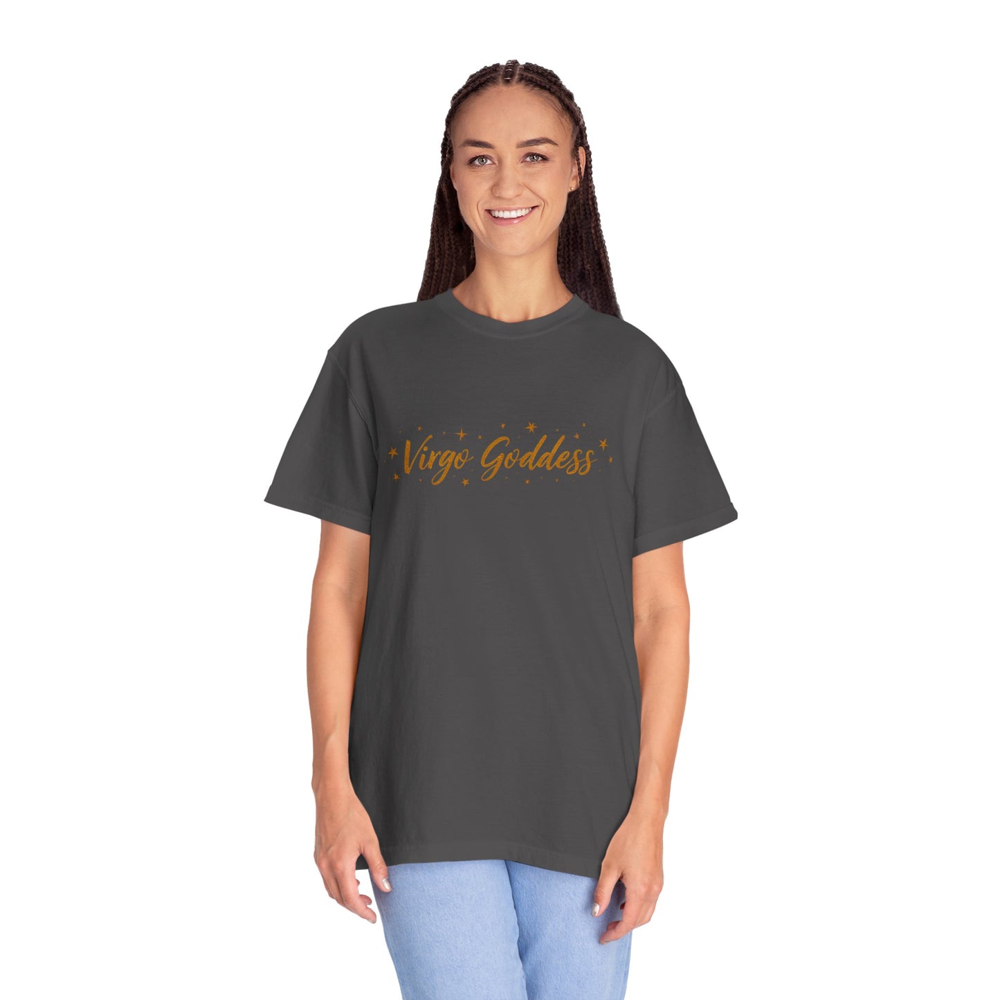 Virgo Goddess – Shimmery Witchy Zodiac Tee