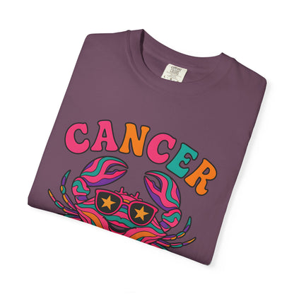 Cancer Vibes Tee – Colorful Retro Zodiac Shirt