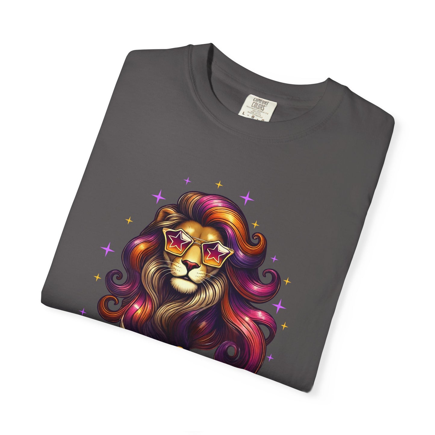 Leo Fabulous Tee – Groovy Colorful Zodiac Shirt