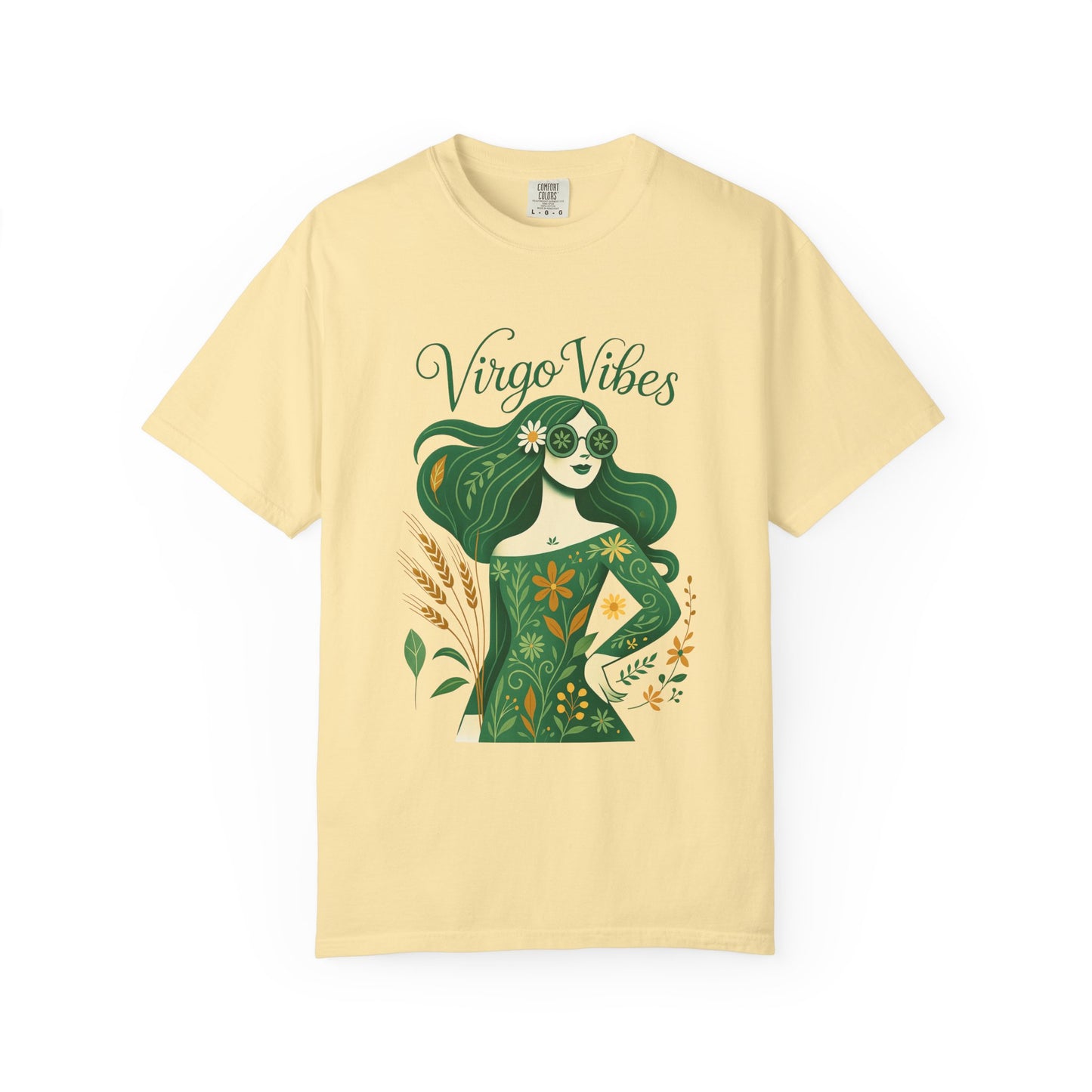 Virgo Vibes Vibrant Tee – Earthy Zodiac Shirt