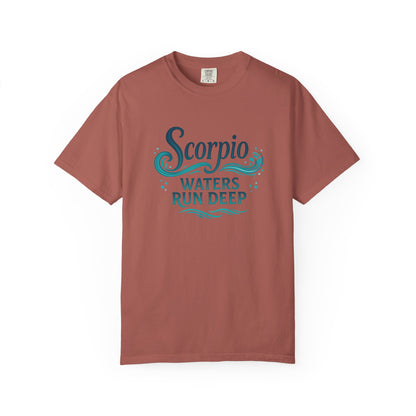 Scorpio Waters Run Deep – Colorful Tee Zodiac Shirt