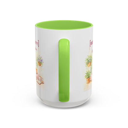 Personalized Name Cat Mug - Custom "Happy Place" Ceramic Mug for Cat Lovers