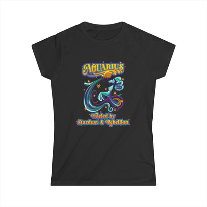 Aquarius Stardust & Rebellion - Women's Retro Tee