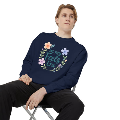 In My Feels Era Unisex Crewneck – Self-Love Empowering Comfort Colors Midweight Sweatshirt