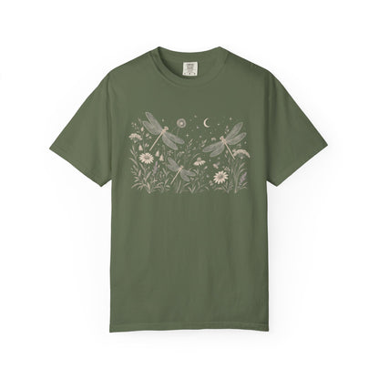 Boho Dragonfly Meadow Unisex T-shirt