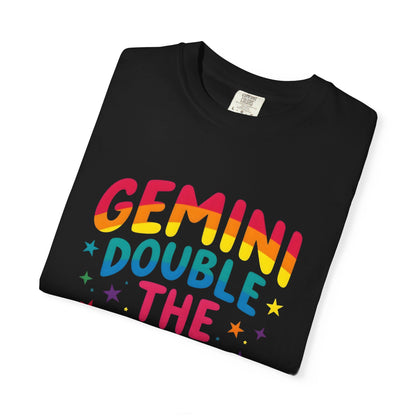 Gemini Double the Fun – Colorful Zodiac Shirt